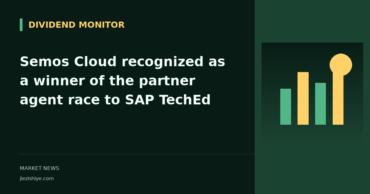 Semos Cloud recognized as a winner of the partner agent race to SAP TechEd